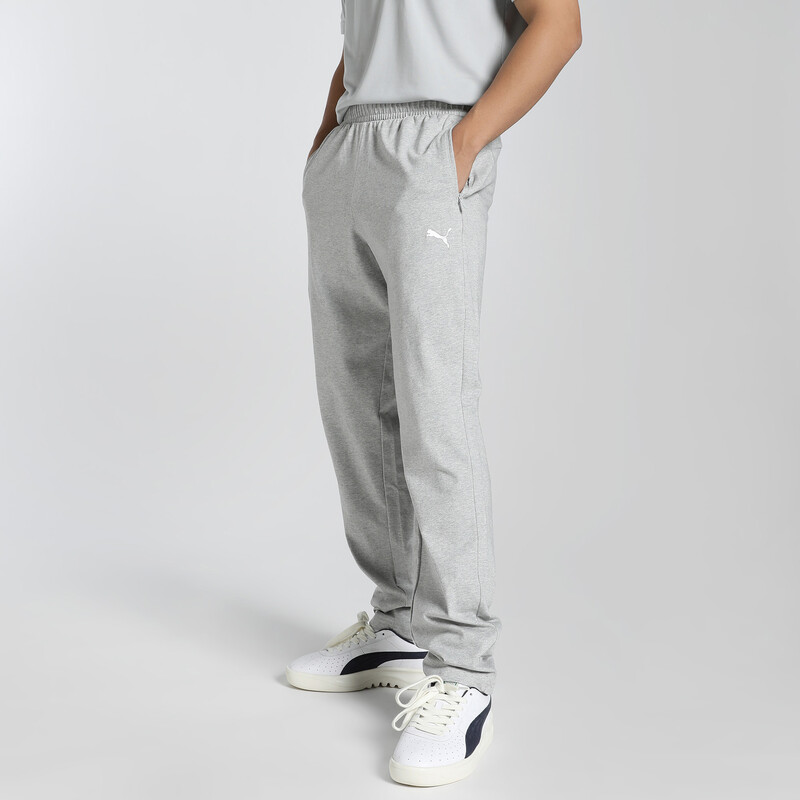 

Men's PUMA Essentials Zippered Jersey Pants