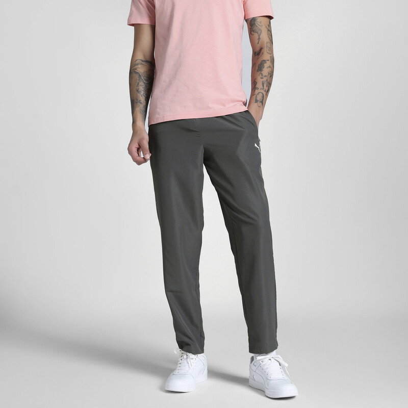 

Men's PUMA Essentials Zippered Training Woven Pants