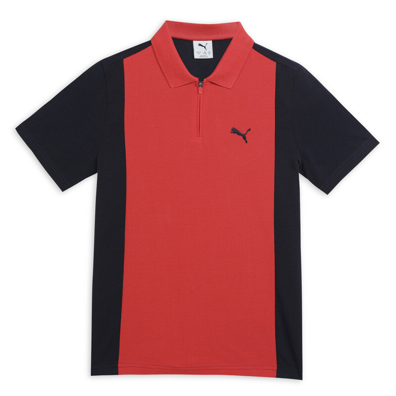 

PUMA Essentials Boys' Colorblock Knitted Polo