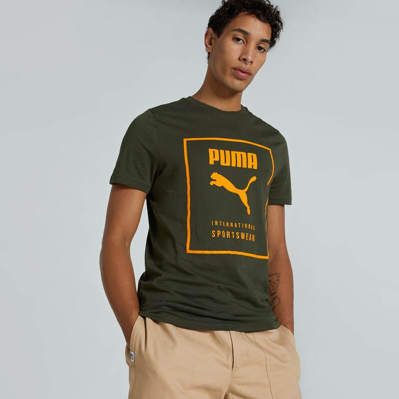 

Men's PUMA Box Graphic Slim Fit Tee