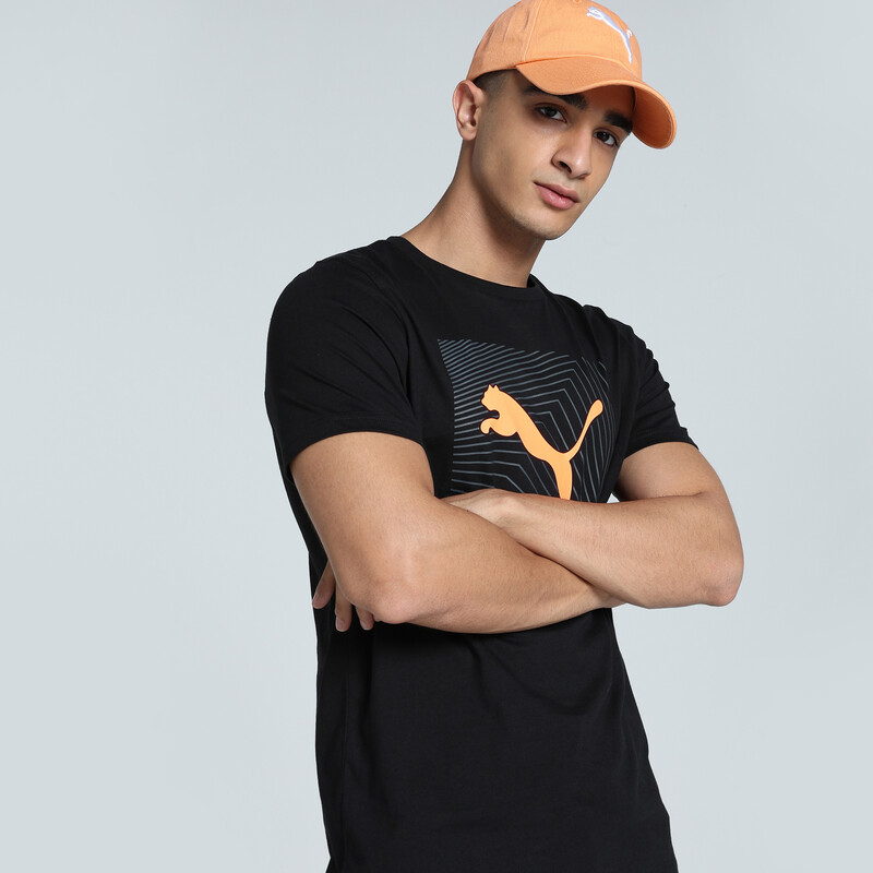 

Men's PUMA Logo Graphic Slim Fit Tee