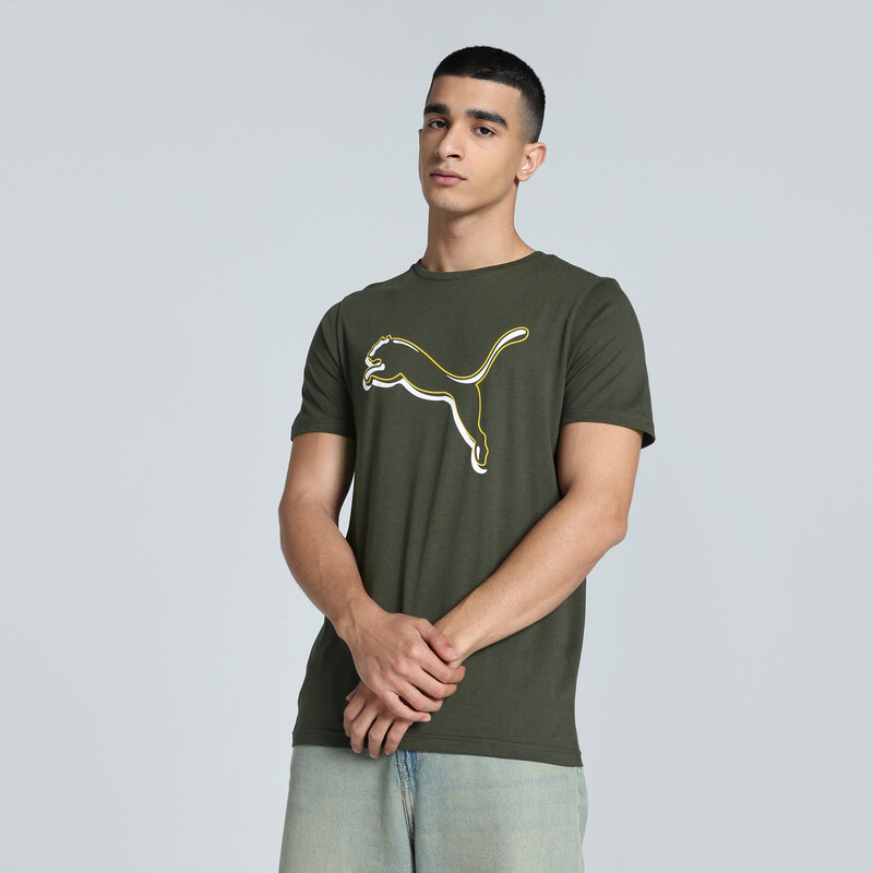 Men's PUMA Outline Graphic Slim Fit Tee