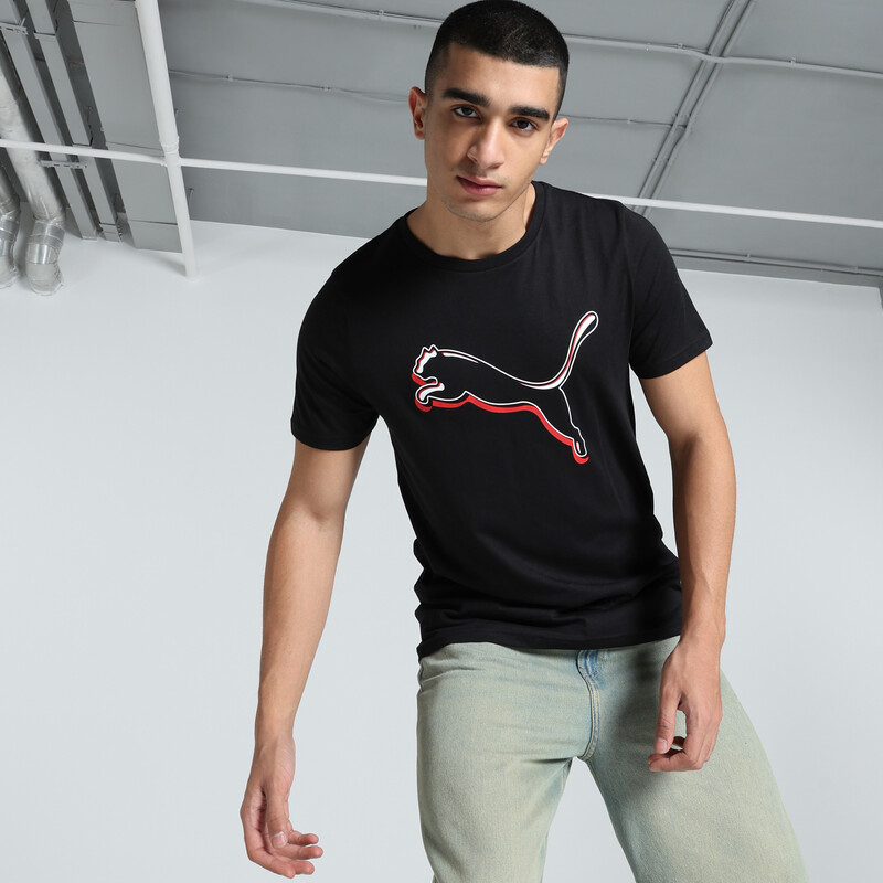 Men's PUMA Outline Graphic Slim Fit Tee
