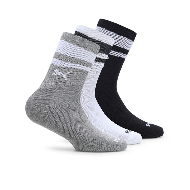 

PUMA Heritage Striped Unisex Short Crew Socks Pack Of 3