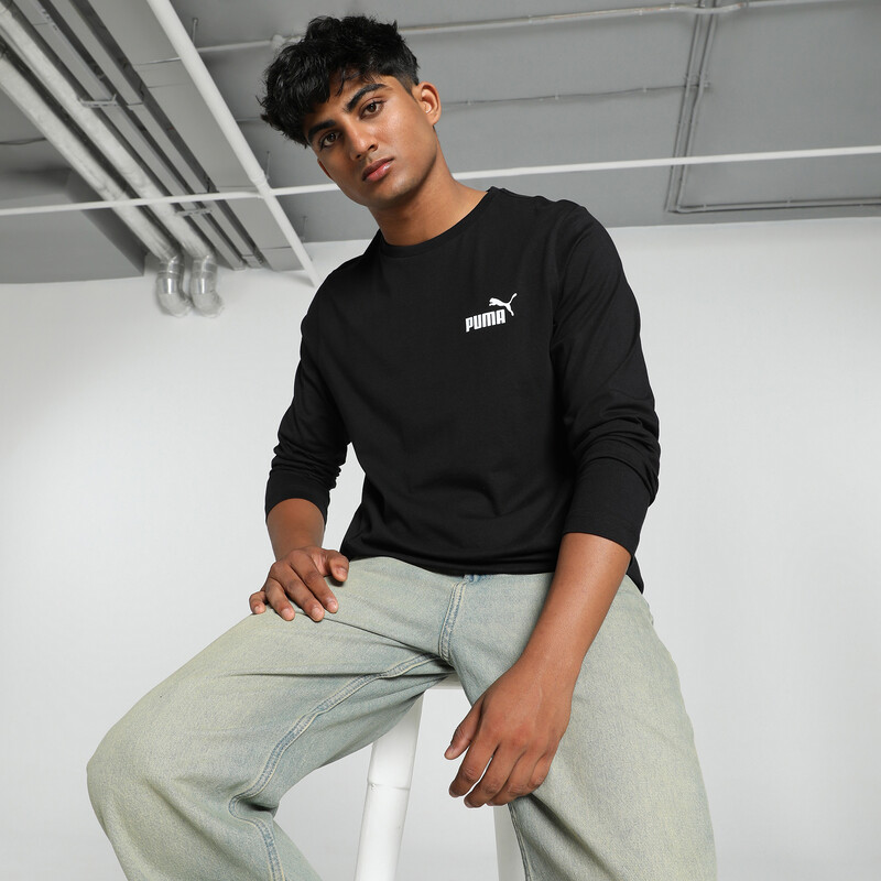 Men's PUMA Small Logo Long Sleeve Tee