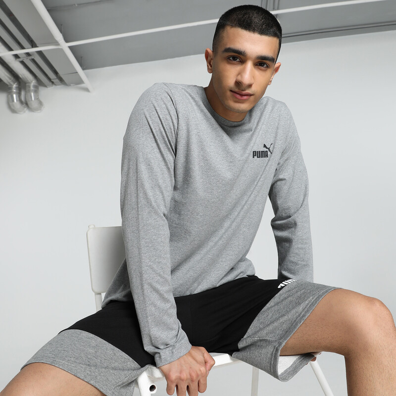 Men's PUMA Small Logo Long Sleeve Tee