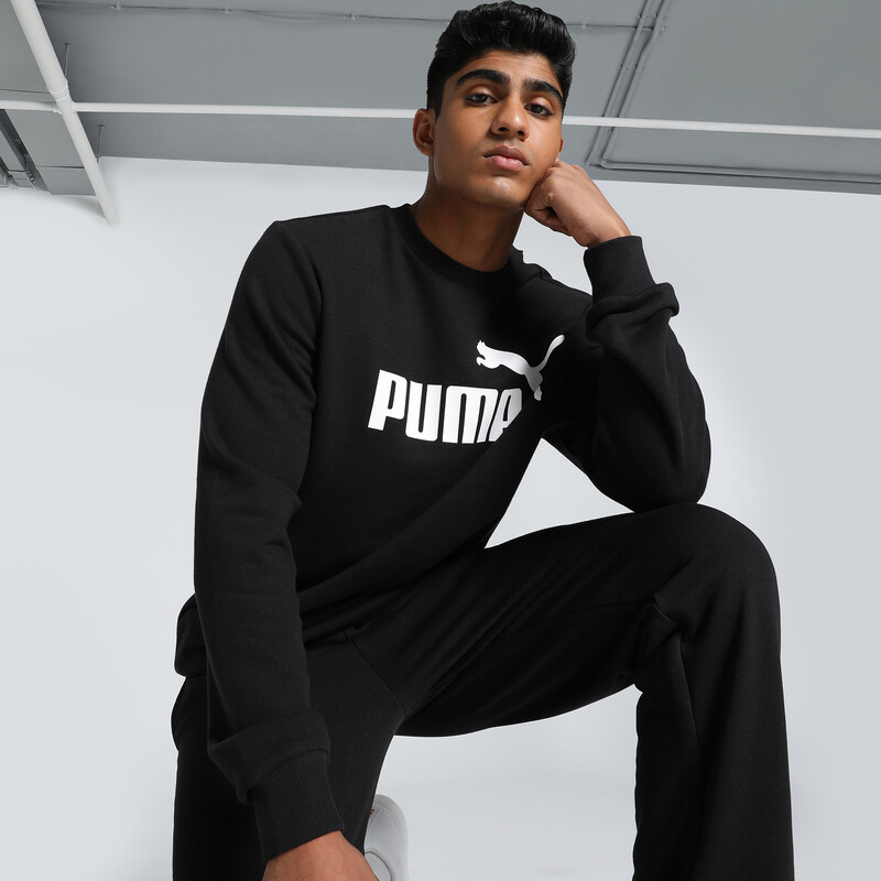 Men's PUMA Big Logo Crew-Neck Sweatshirt