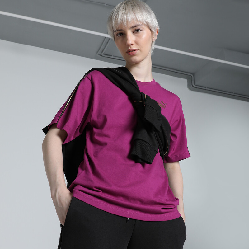 

Women's PUMA TAPE MINIMAL GOLD Relaxed Fit Tee
