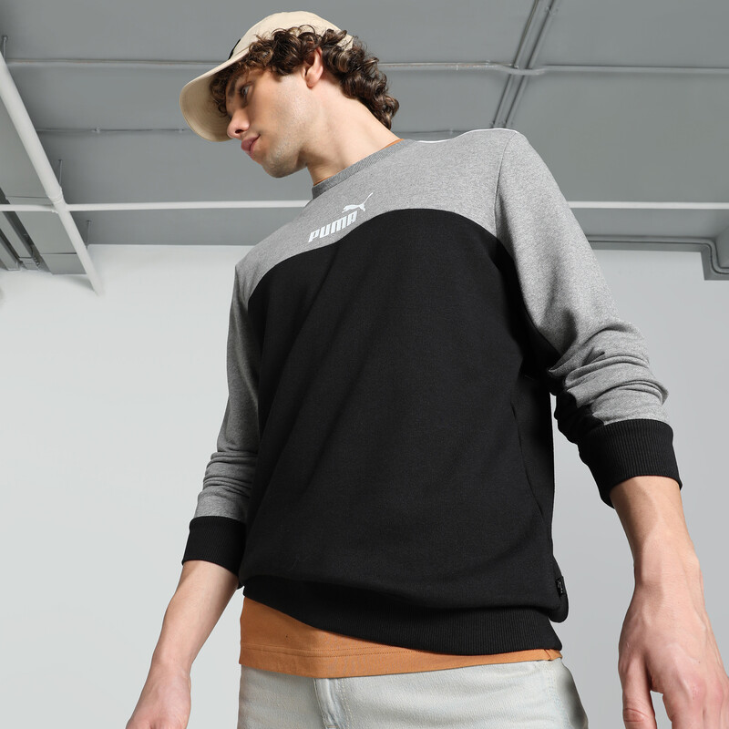 

Men's PUMA Colorblock Crew-Neck Sweatshirt