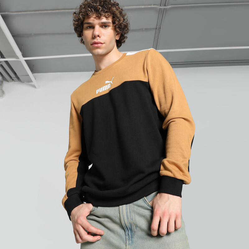 

Men's PUMA Colorblock Crew-Neck Sweatshirt