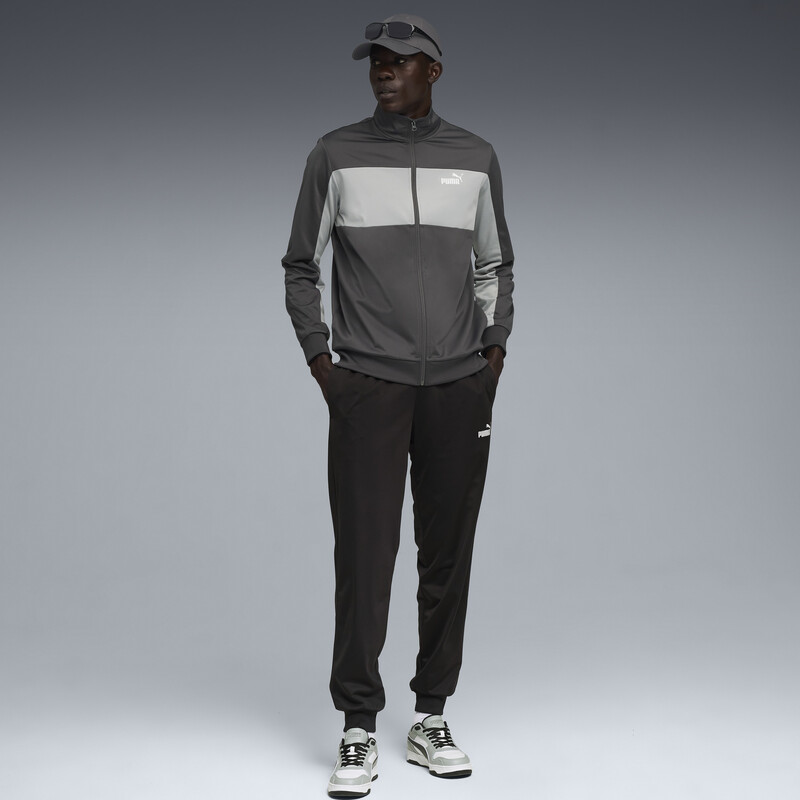 

Men's PUMA Colorblock High-Collar Tracksuit