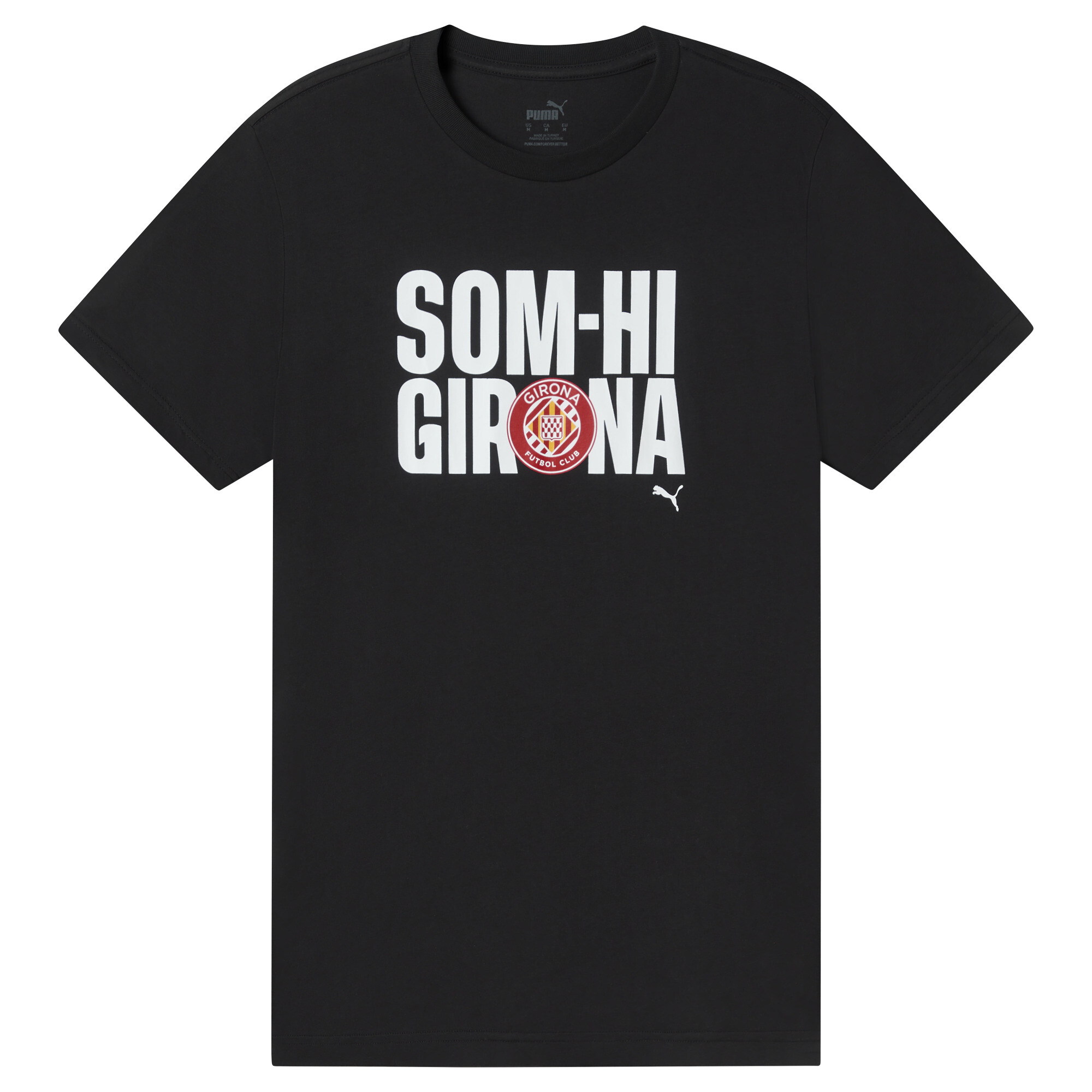 Puma Girona FC T-Shirt Herren | Black/White | Größe: M