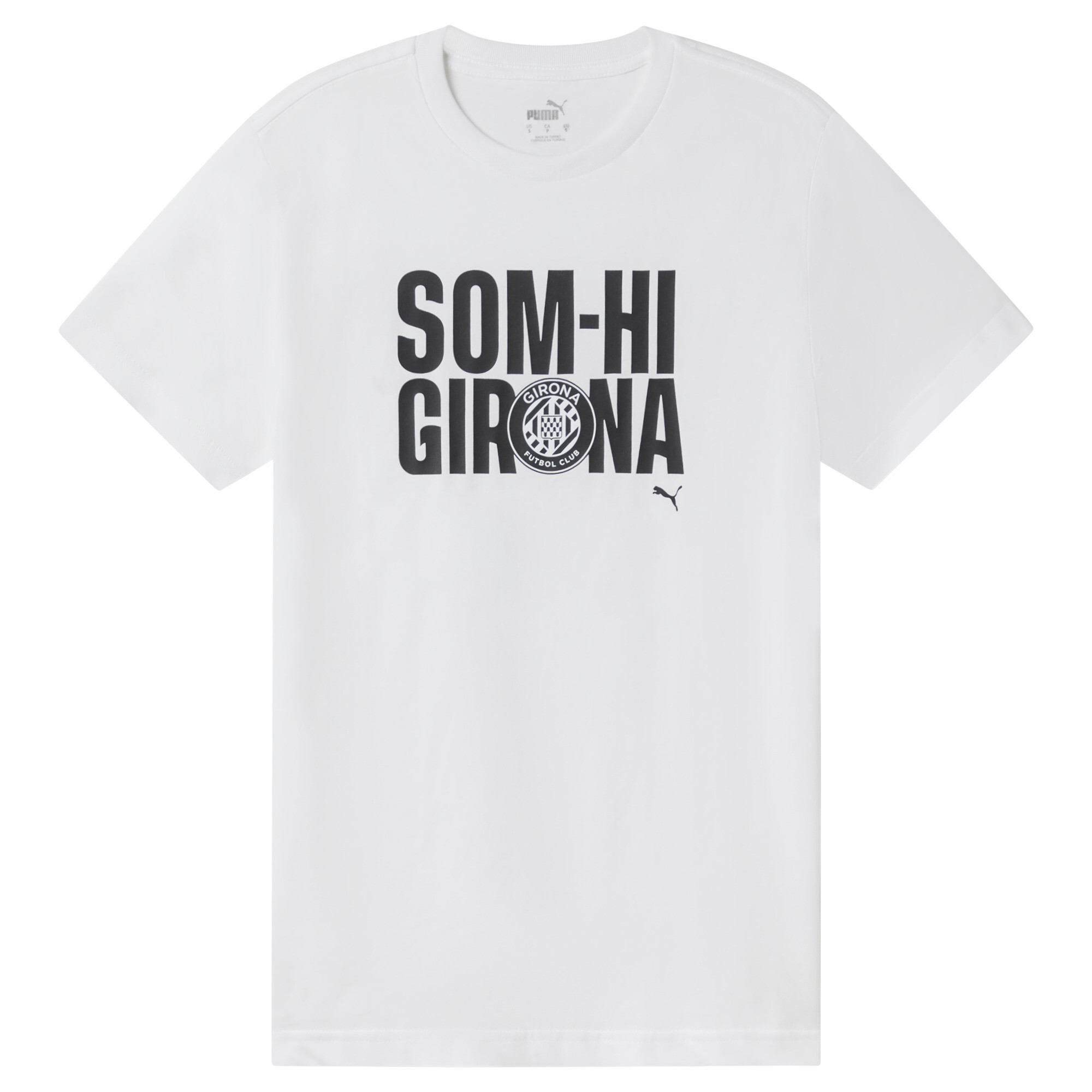 Puma Girona FC T-Shirt Herren | White/Black | Größe: L