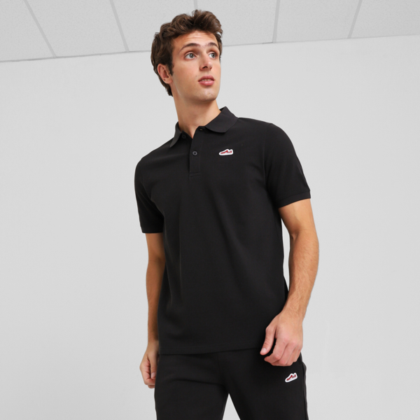 Polo WARDROBE ESS SUEDE, PUMA Black, large-MEX