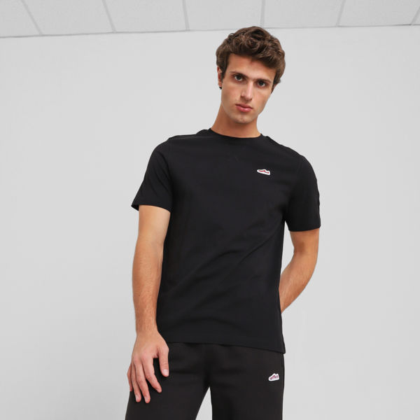 Playera WARDROBE ESS SUEDE, PUMA Black, large-MEX