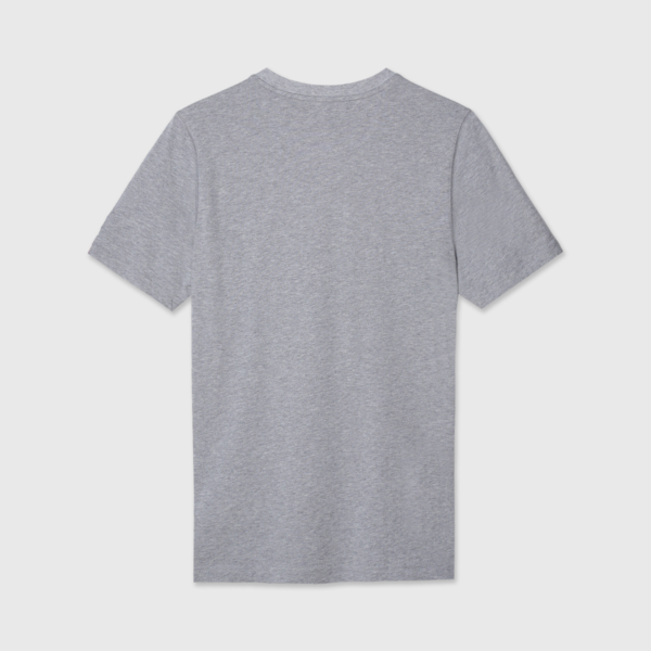 WARDROBE ESS SUEDE Tee, Medium Gray Heather, large-MEX