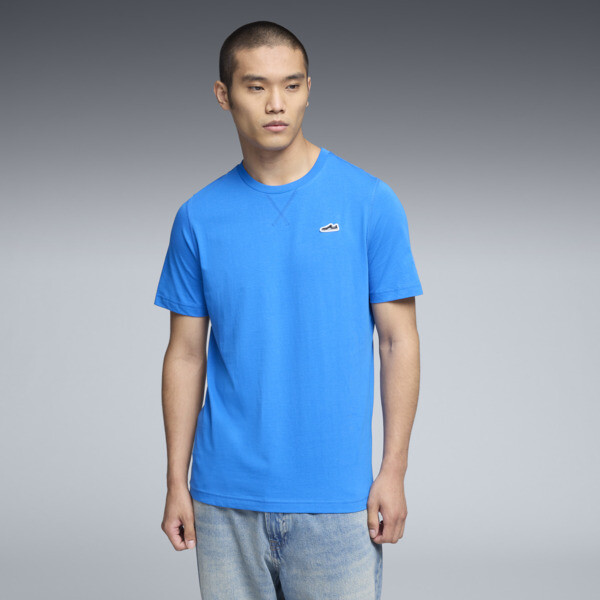 Remera PUMA Wardrobe Essentials Suede para Hombre En Racing Azul