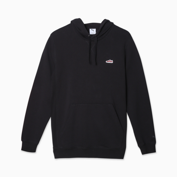 WARDROBE ESS SUEDE Hoodie TR, PUMA Black, large-MEX