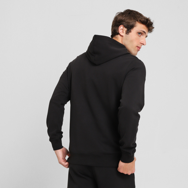 WARDROBE ESS SUEDE Hoodie TR, PUMA Black, large-MEX