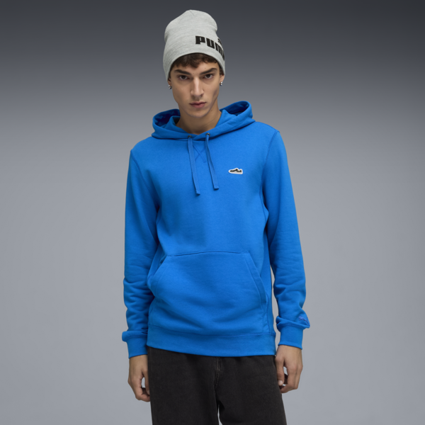 Buzo con capucha Wardrobe Essentials Suede para hombre, Racing Blue, large-ARG