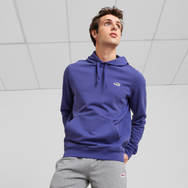 Buzo Hoodie Essentials Suede TR, Blue Crystal, large-ARG