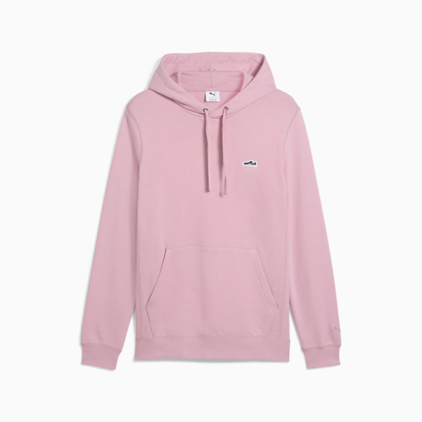 Buzo con capucha Wardrobe Essentials Suede para hombre, Poised Pink, large-ARG
