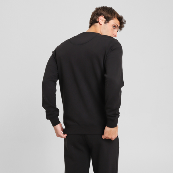 Buzo Wardrobe Essentials Suede Crew TR, PUMA Black, large-ARG