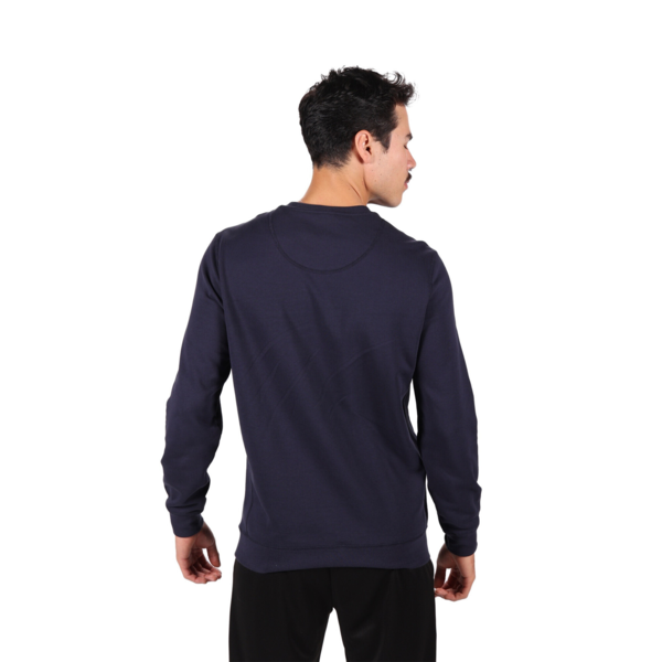 WARDROBE ESS SUEDE CREW TR, New Navy, large-MEX