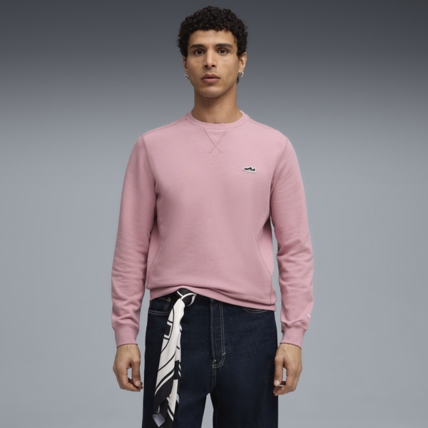Buzo Wardrobe Essentials Suede para hombre, Poised Pink, large-ARG