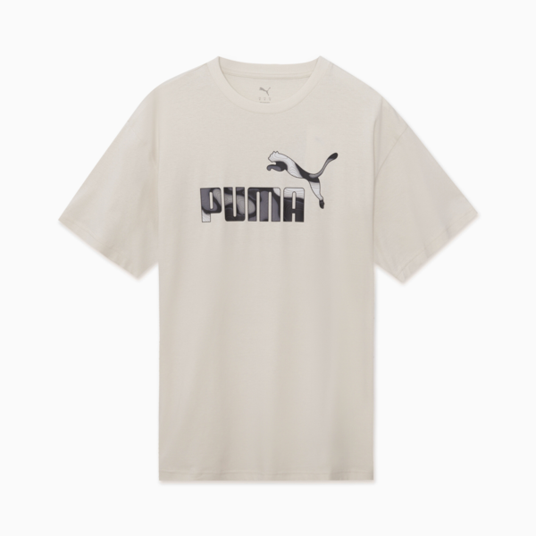 ESS LOGO LAB CAMO PUMA Tee, Alpine Snow, large-MEX
