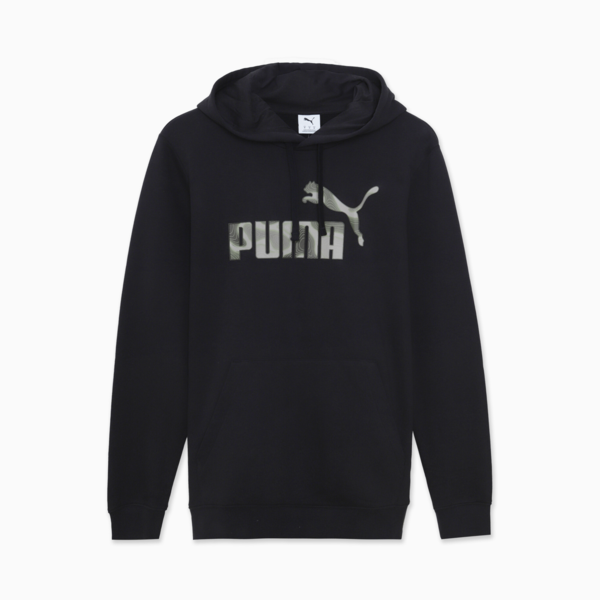 Sudadera  ESS LOGO LAB CAMO, PUMA Black, large-MEX