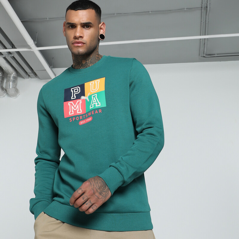 

Men's PUMA Graphic Crew-Neck Sweatshirt
