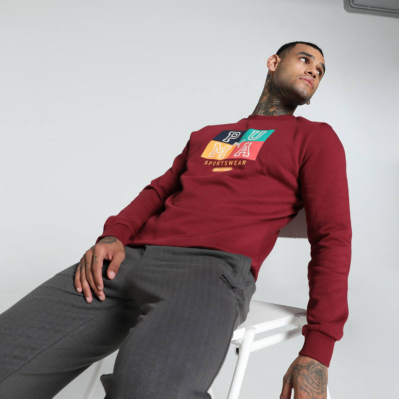 

Men's PUMA Graphic Crew-Neck Sweatshirt