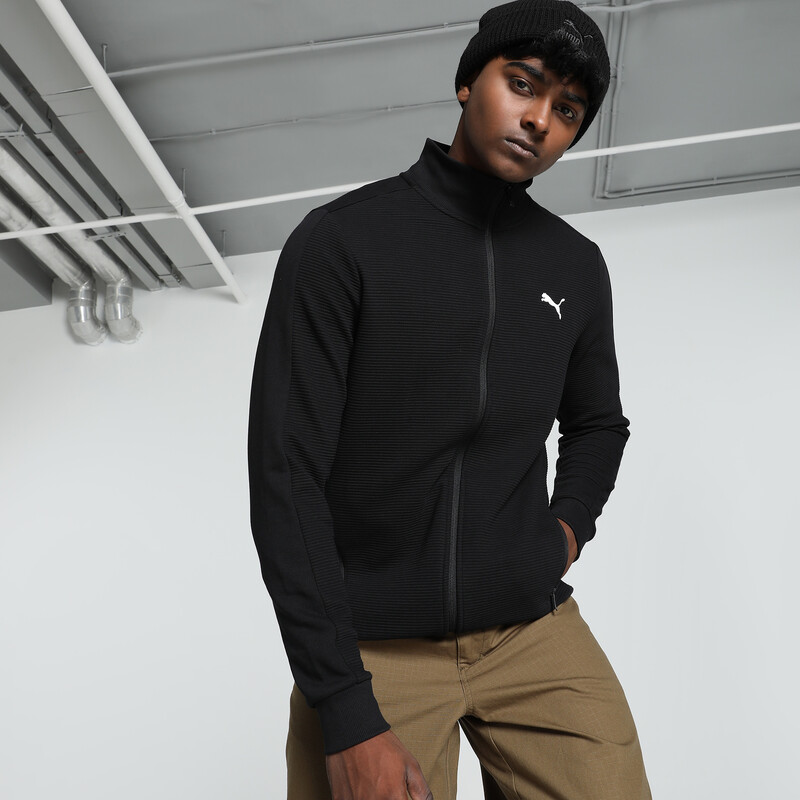 Men's PUMA Ottoman Full Zip Slim Fit Sweat Jacket