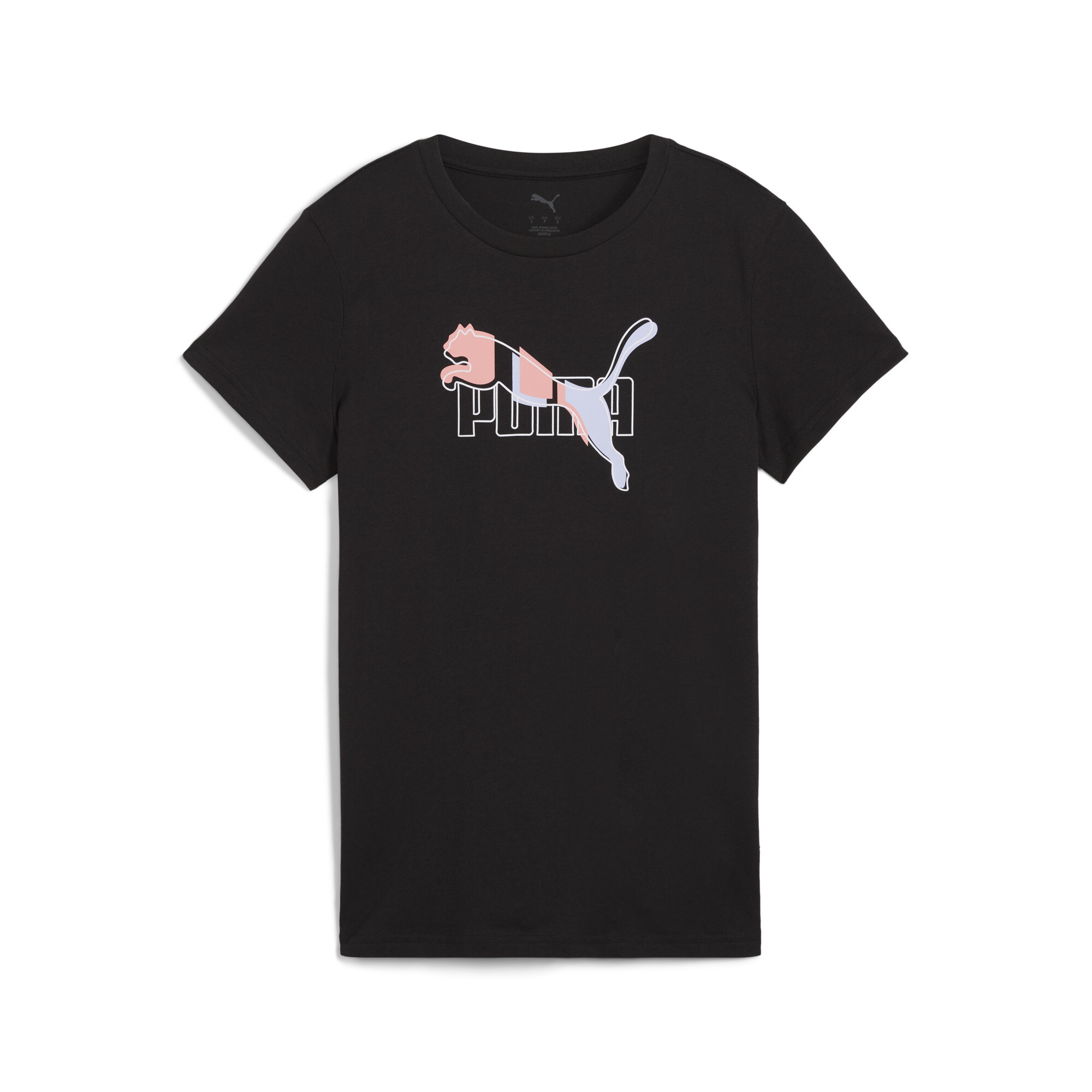 商品情報グラフィック ラバープリントがダイナミックなTシャツ。レギュラーフィット、シングルジャージ素材を使用し、快適さと使いやすさを兼ね備えた一着です。特徴リサイクル素材使用：より良い未来への一歩とし