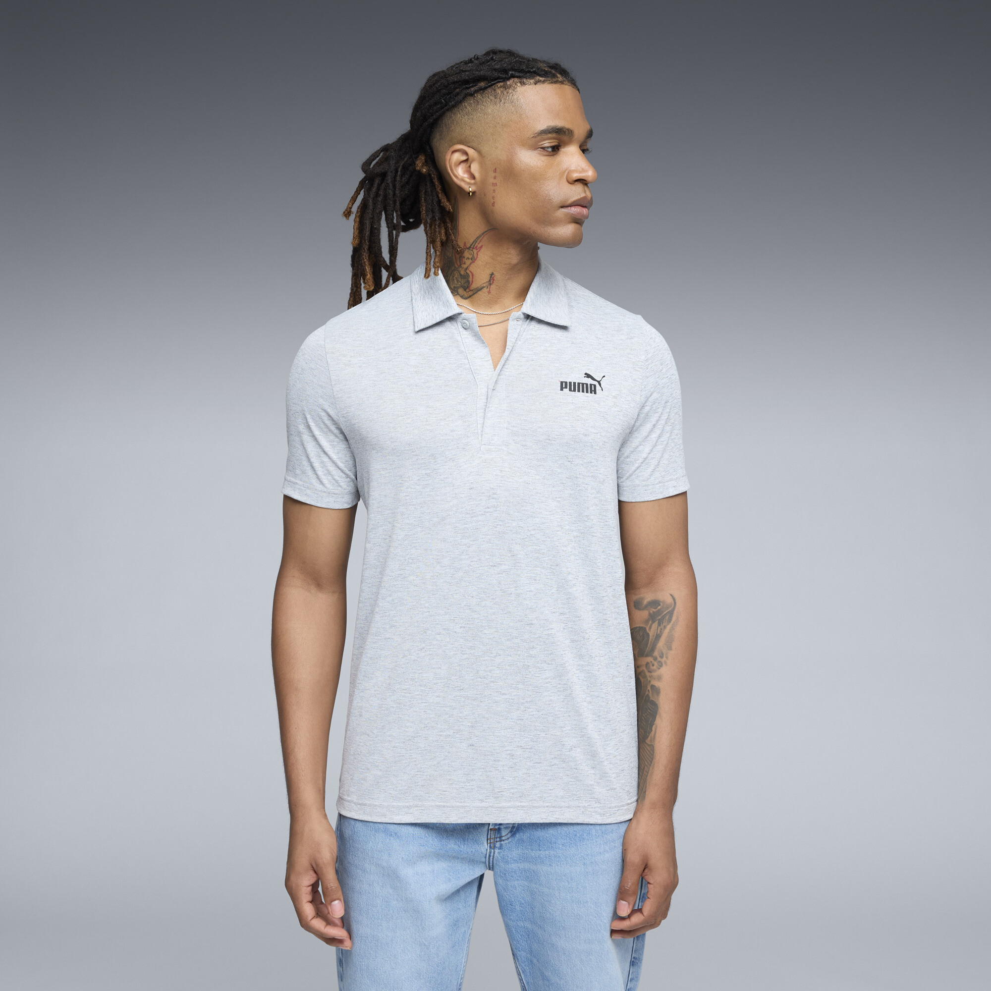 PUMA ESSENTIALS ALL IN MEN'S POLO SHIRT
