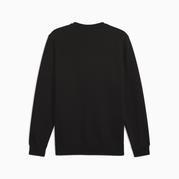 Essentials Small PUMA Logo Crew Men, PUMA Black, large-ZAF