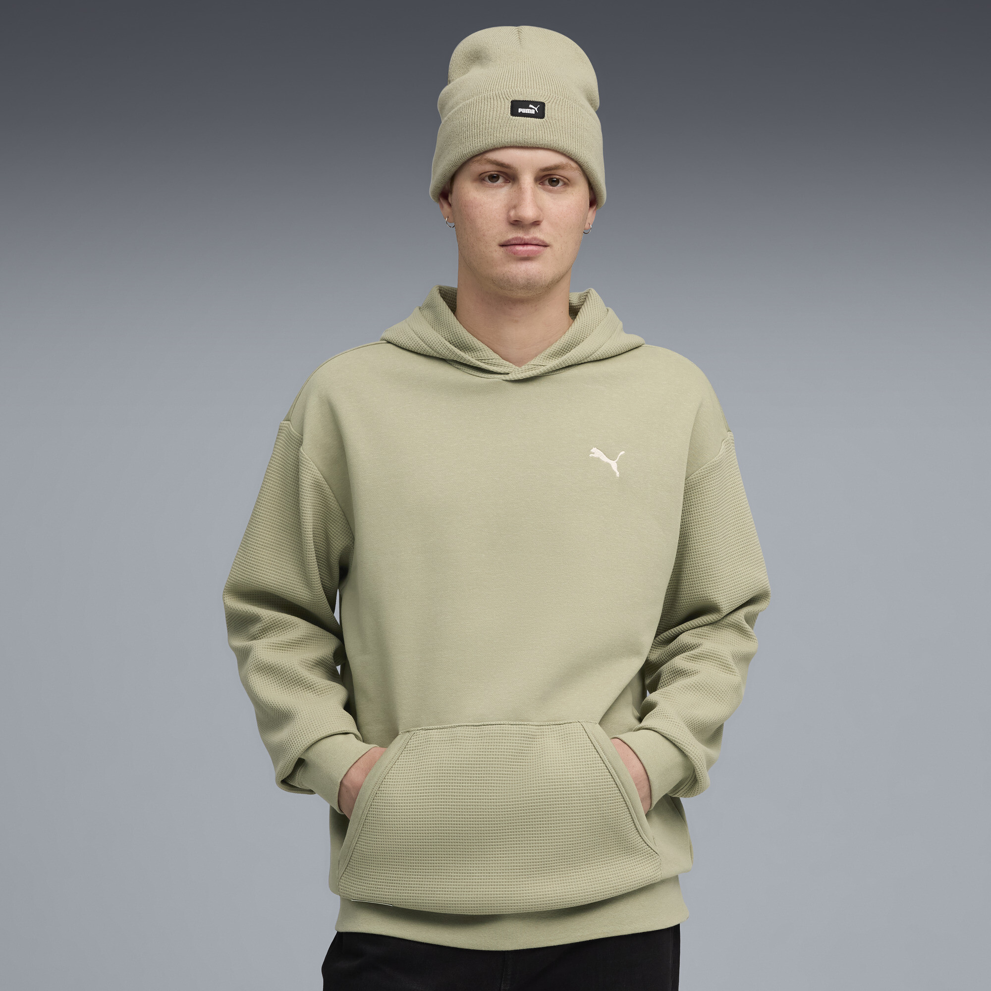 PUMA Class Pack Men's Hoodie in Green, Size L