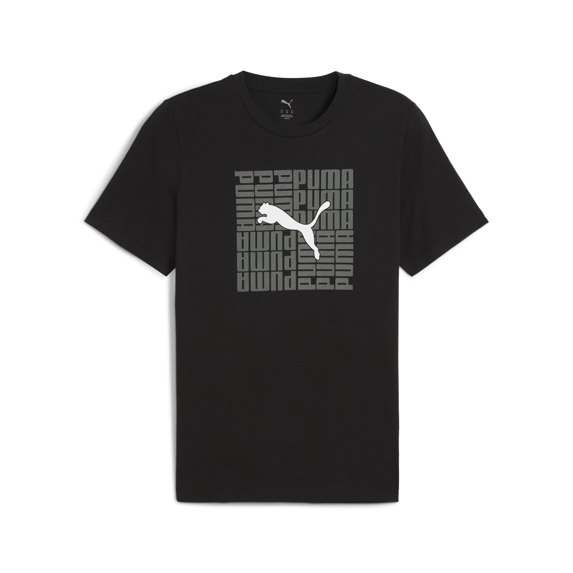 PUMA Graphic Box T-shirt voor Heren, Zwart, Maat L thumbnail 3