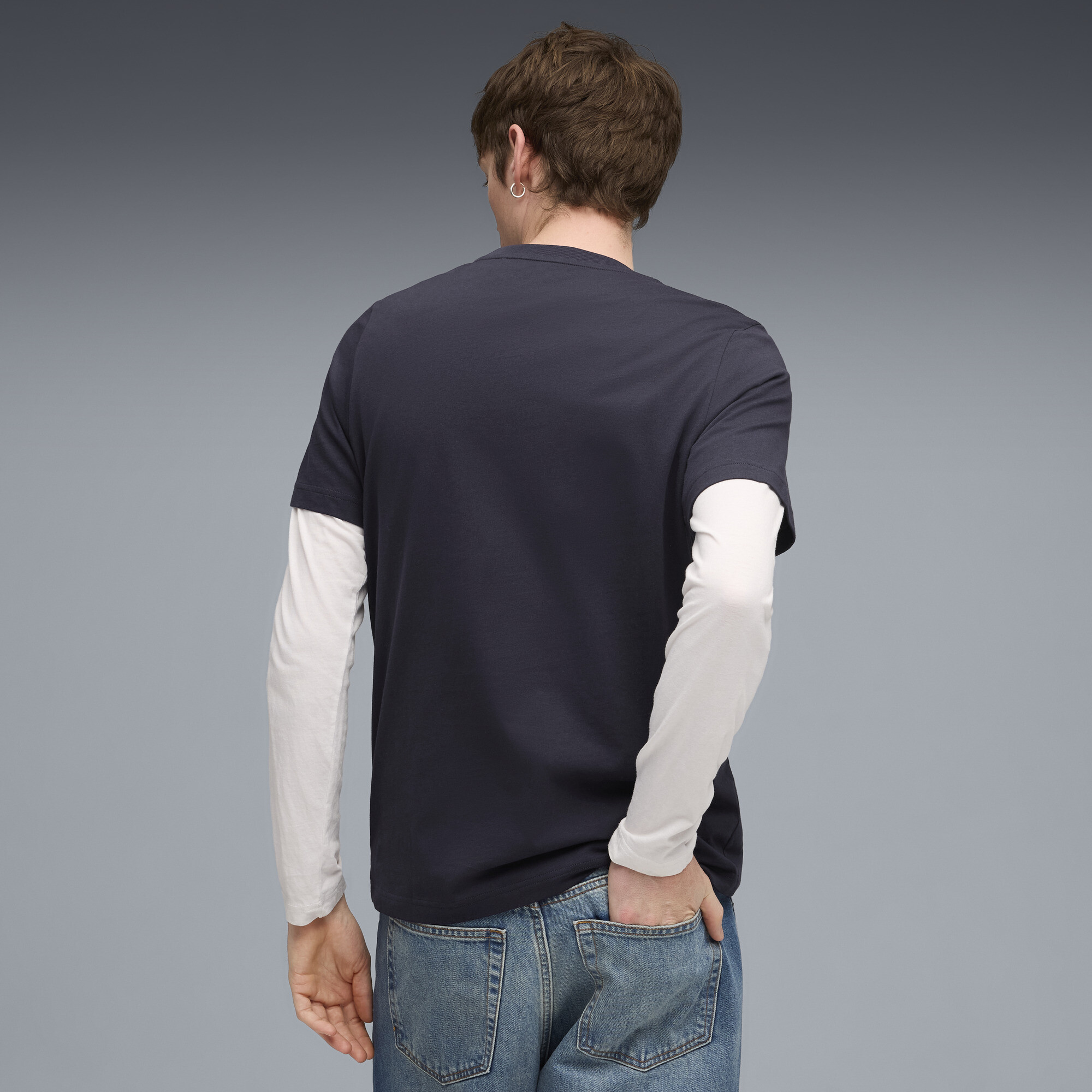 PUMA Graphic Box T-shirt voor Heren, Blauw, Maat L thumbnail 5