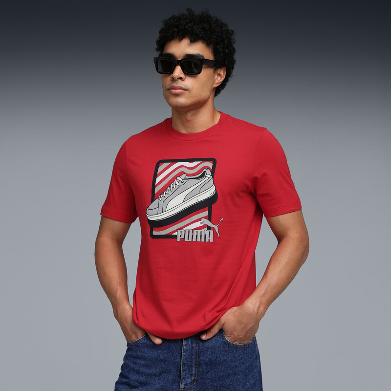 Men's PUMA Men’s Cotton Graphic Printed T-shirt