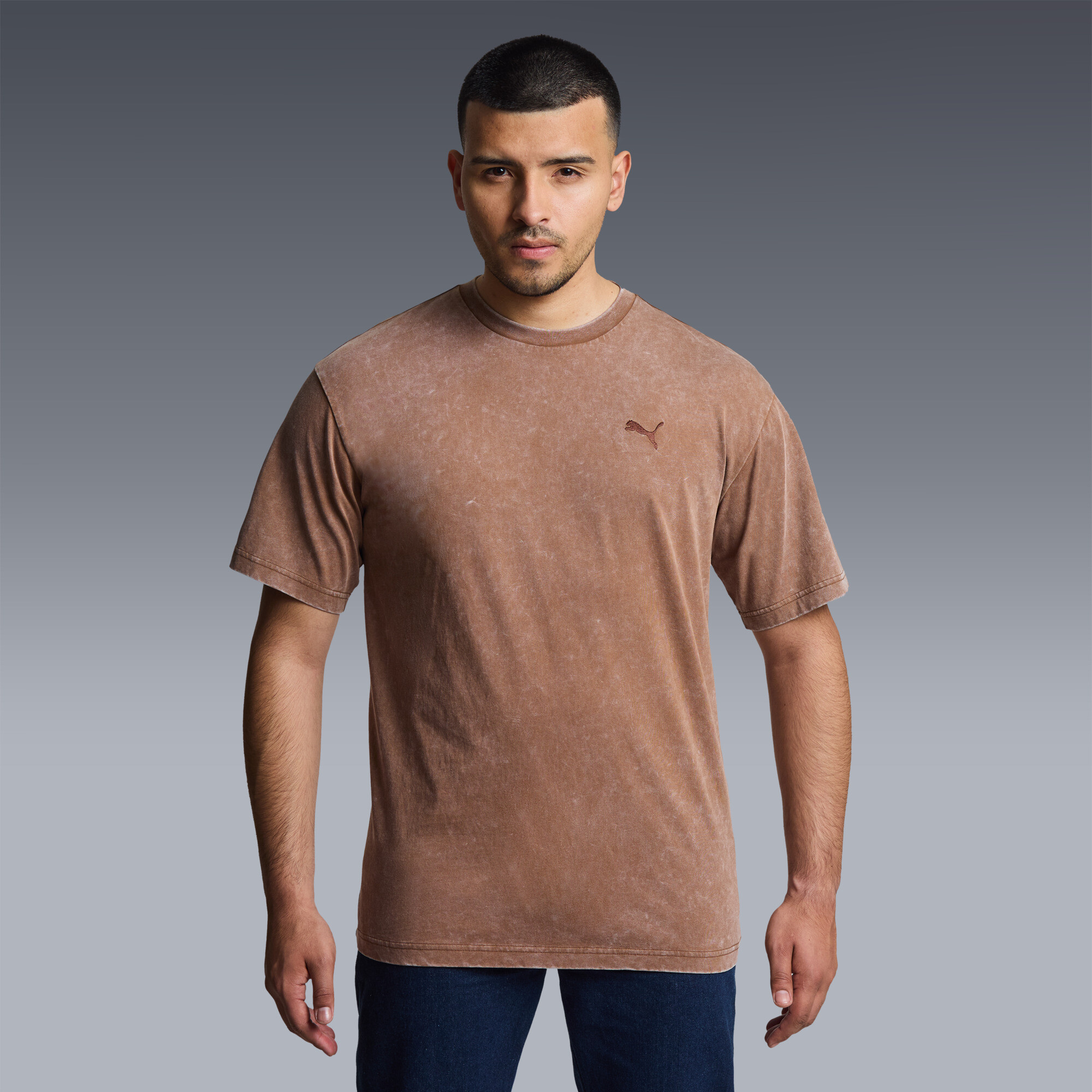 Polera holgada Essentials Elevated Wash para hombre