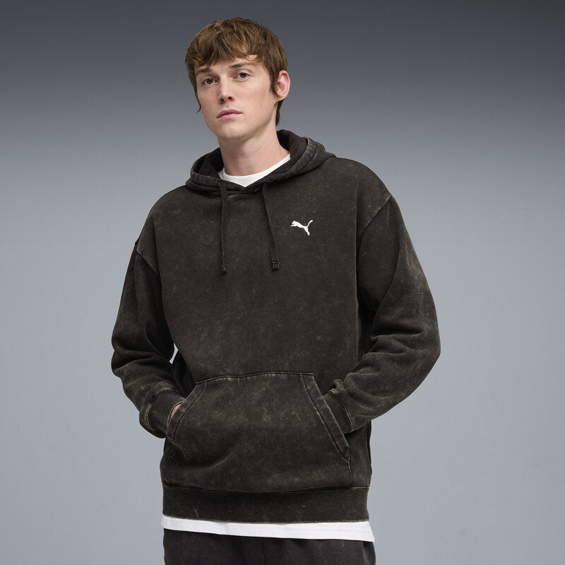 Men's PUMA Essentials Elevated Washed Relaxed Hoodie