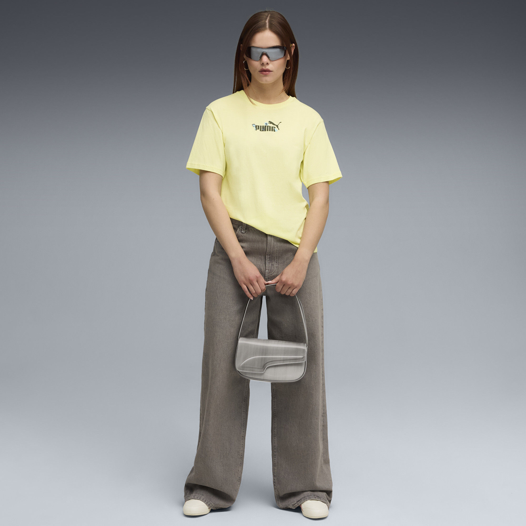 PUMA Essentials Nature 2.0 relaxed T-shirt voor Dames, Goud, Maat XL thumbnail 4