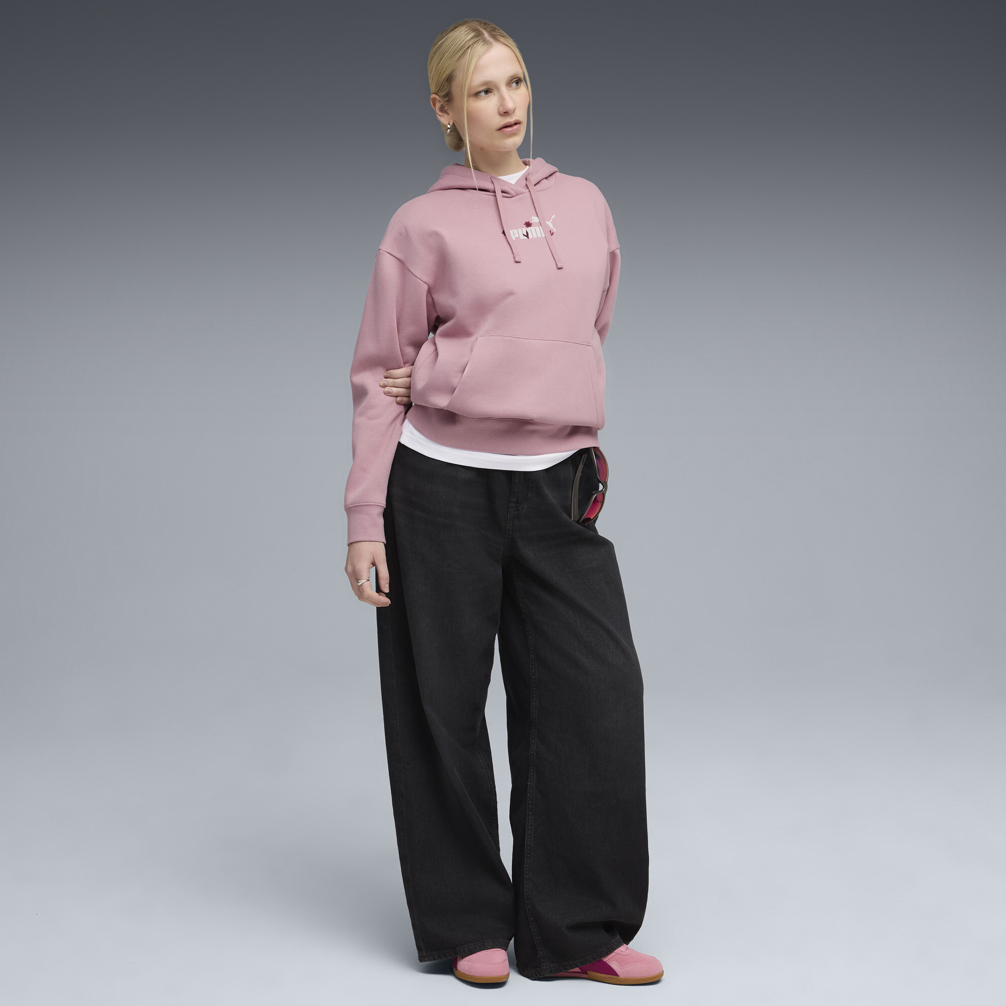 PUMA Essentials Nature 2.0 Comfort hoodie voor Dames, Roze, Maat XL thumbnail 4