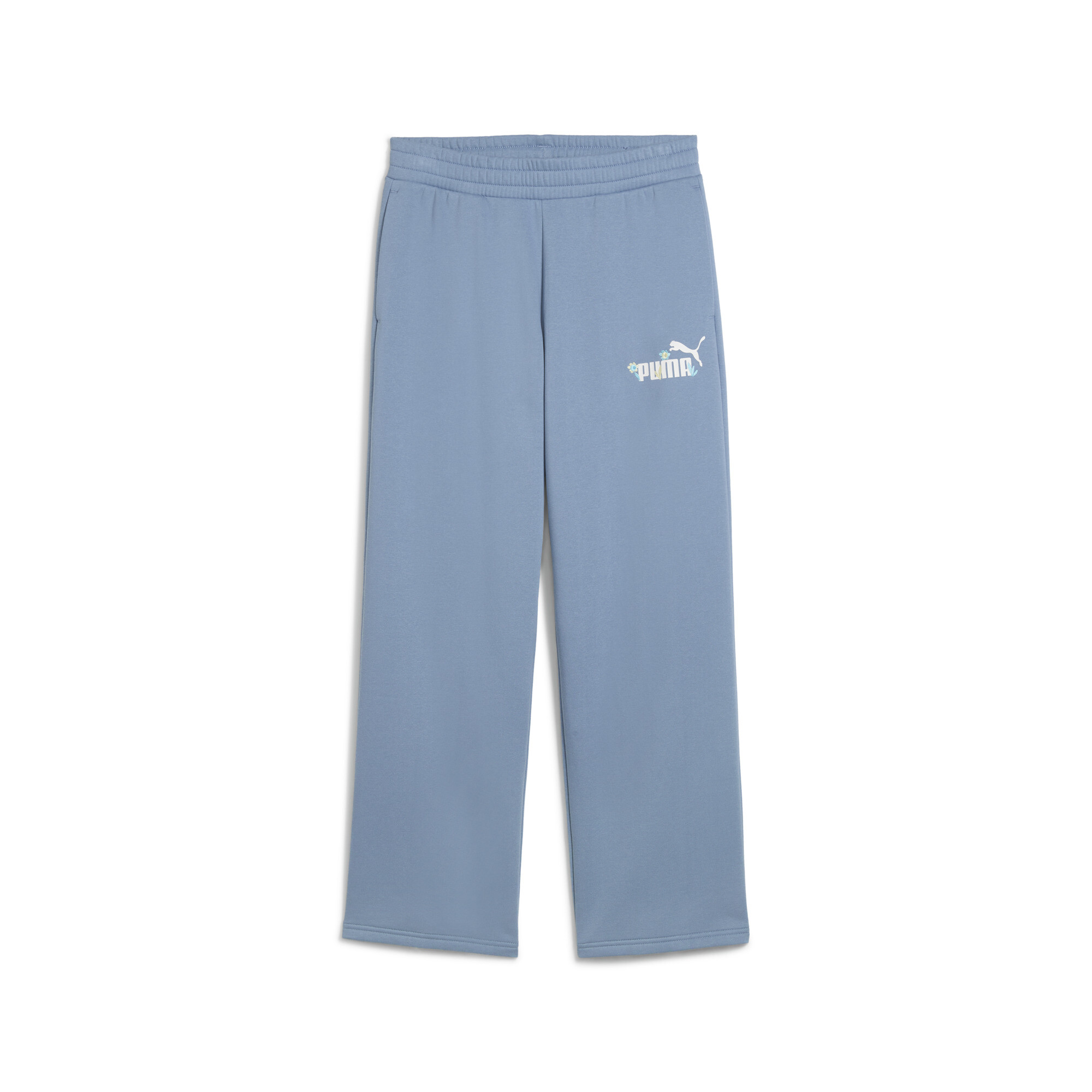 PUMA Essentials Nature 2.0 Comfort Logo rechte broek voor Dames, Blauw, Maat M thumbnail 3