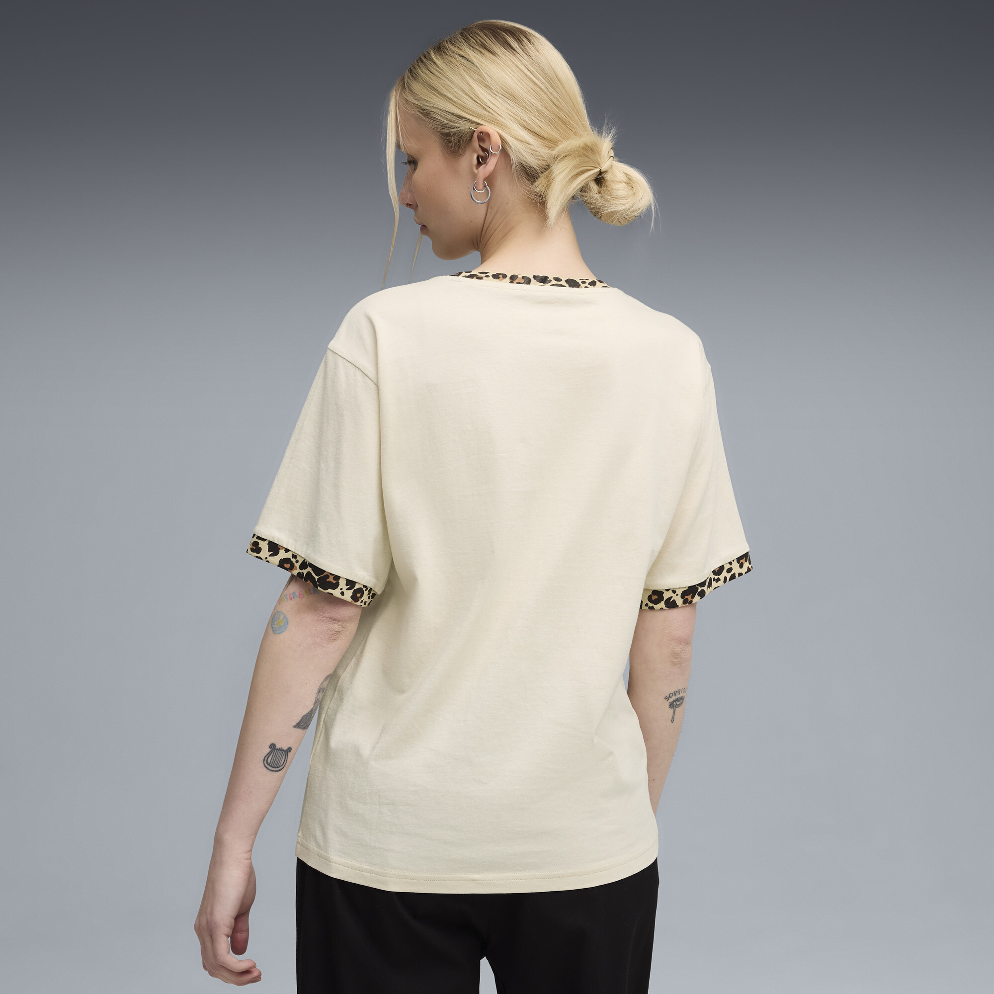 PUMA Essentials Animal Print relaxed T-shirt voor Dames, Maat S thumbnail 5