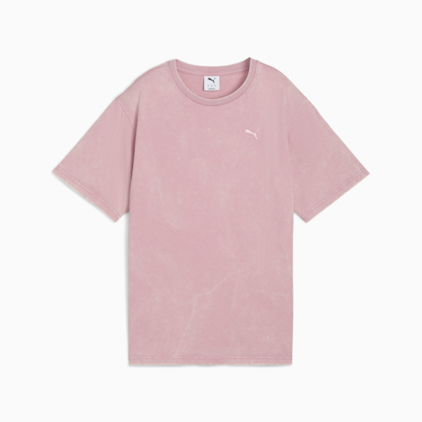Essentials Elevated Relaxed Wash Tee Women, Poised Pink, large-ZAF