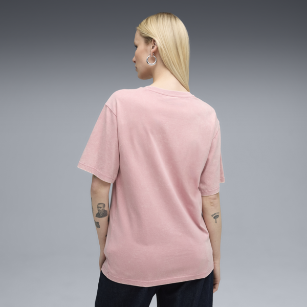 Essentials Elevated Relaxed Wash Tee Women, Poised Pink, large-ZAF