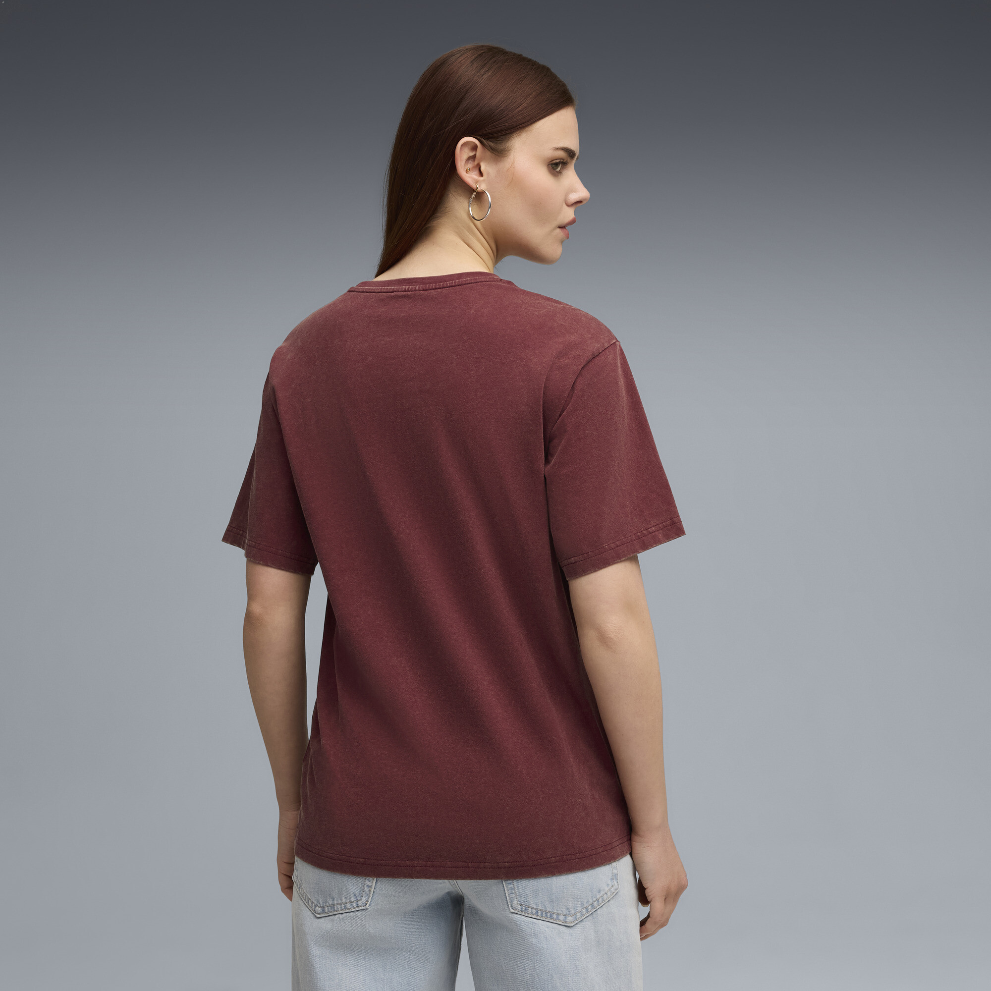 PUMA Essentials Elevated relaxed verwassen T-shirt voor Dames, Maat XXS thumbnail 5